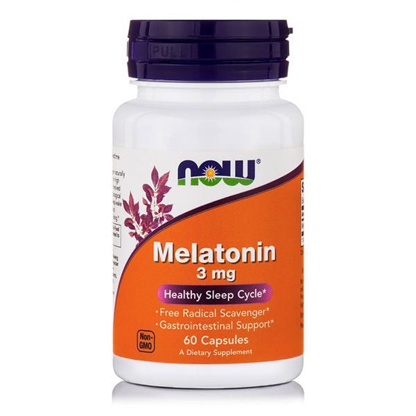 Now Melatonin 3 mg 60 caps
