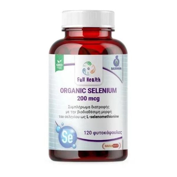 Full Health Organic Selenium 200 mcg 120 vegan caps