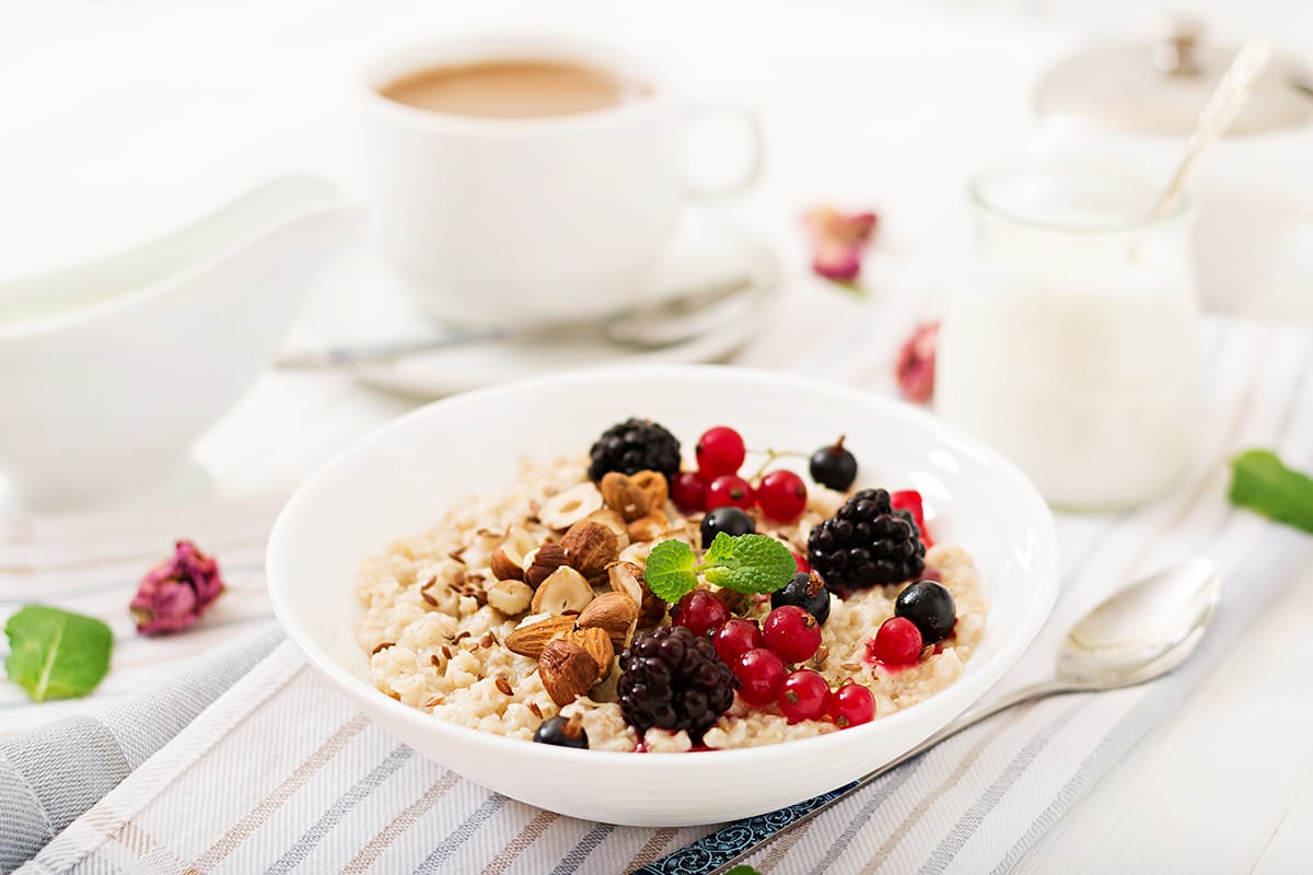 Healthy and energy breakfast