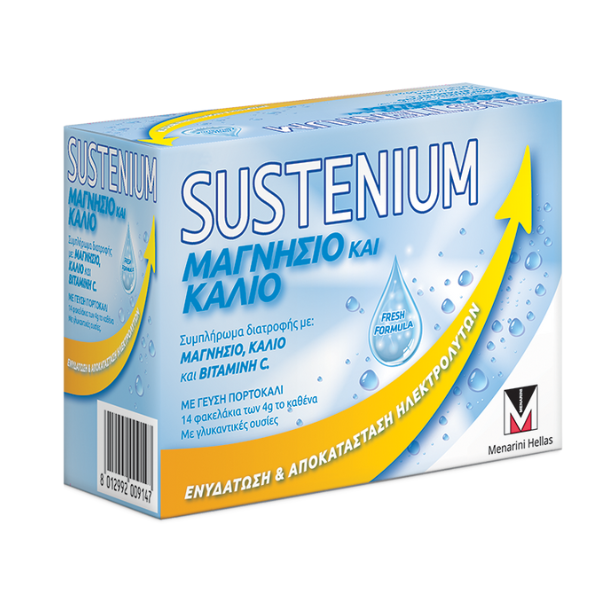 Menarini Sustenium Magnesium and Potassium 14 sachets