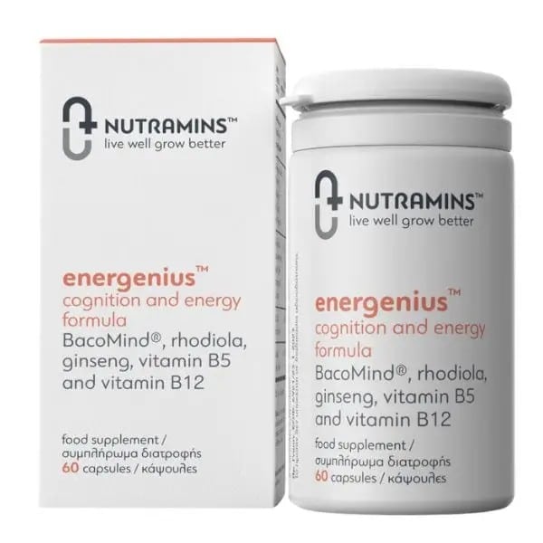 Nutramins Energenius Cognition & Energy Formula 60 κάψουλες