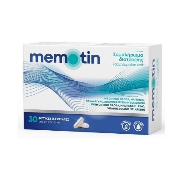 Memotin Συμπλήρωμα για Εμβοές και Μνήμη 30 κάψουλες