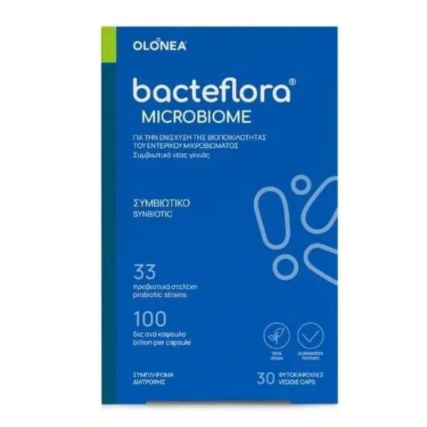 OLONEA Bacteflora Microbiome 30 veggie caps