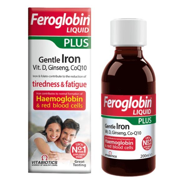 Vitabiotics Feroglobin Liquid Plus Gentle Iron 200 ml